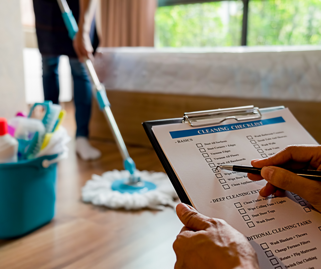 Cleaning Check List